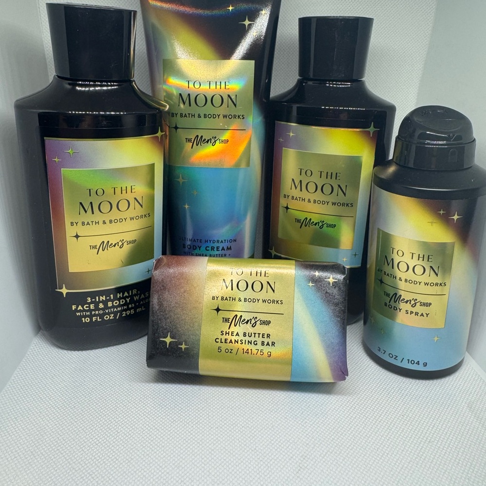 Bath & Body Works To The Moon Collection Body Care set of 5 NWT